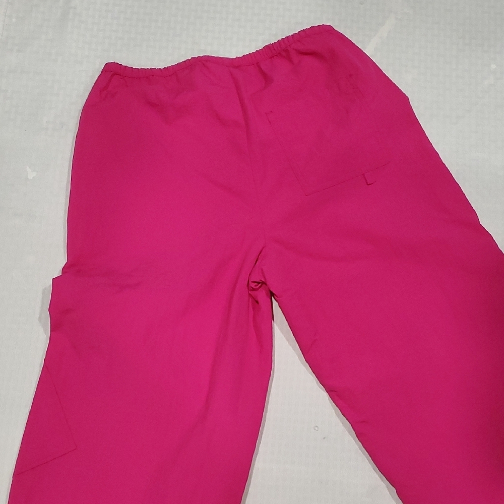No Boundaries Hot Pink Cargo Nylon  Jogger Pants - Picture 9 of 15